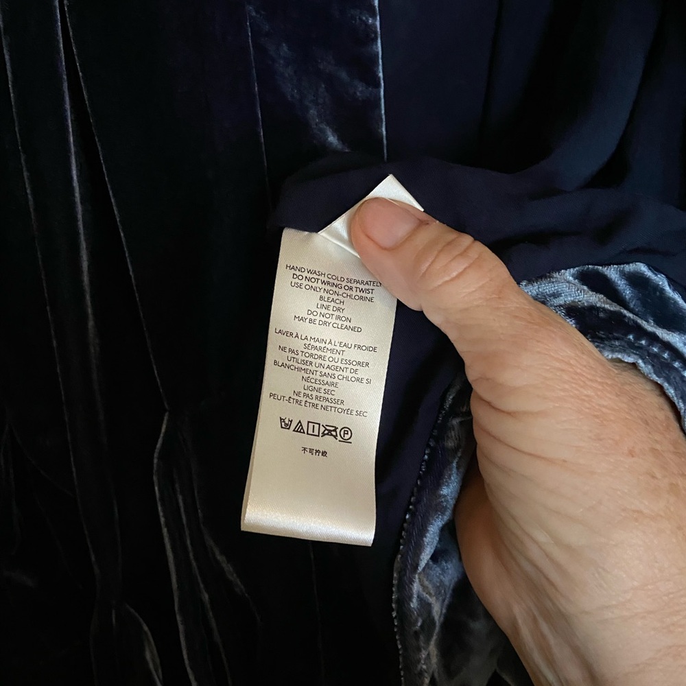 Anthropologie Midnight Blue Kimono - Picture 7 of 8